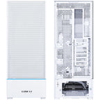 Lian-Li SUP01W Mid-Tower Case, Tempered Glass, White