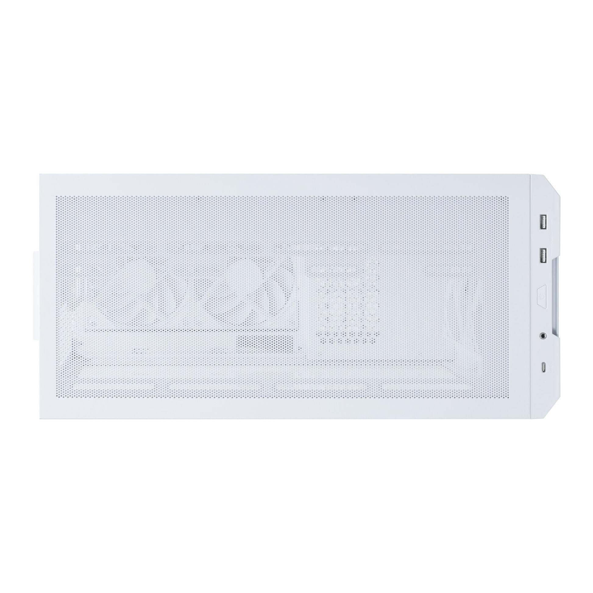 Кутия Lian Li LANCOOL 207 Mid-Tower, Tempered Glass, Бяло