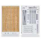 Кутия Lian Li DAN A3-mATX Wood Edition White - Micro Tower