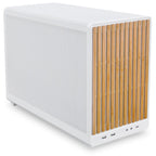 Кутия Lian Li DAN A3-mATX Wood Edition White - Micro Tower