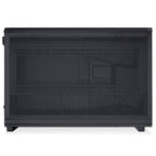 Кутия Lian Li DAN A3-mATX Wood Edition Black, Tempered Glass, Micro Tower