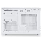 Кутия Lian Li DAN A3-mATX Wood Edition White, Tempered Glass, Micro Tower