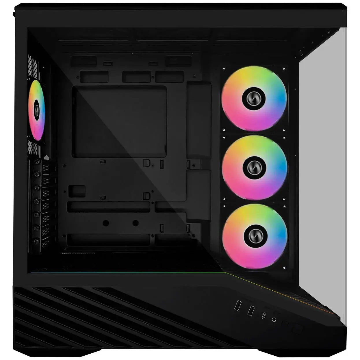 Кутия Lian Li Vector V100 ARGB Mid-Tower, Tempered Glass - Black