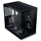 Кутия Lian Li O11 Dynamic Mini V2 Flow + 5 Вентилатора, Mini-Tower - Black