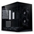 Кутия Lian Li O11 Dynamic Mini V2 Flow + 5 Вентилатора, Mini-Tower - Black