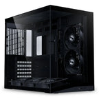 Кутия Lian Li O11 Dynamic Mini V2 Flow + 5 Вентилатора, Mini-Tower - Black