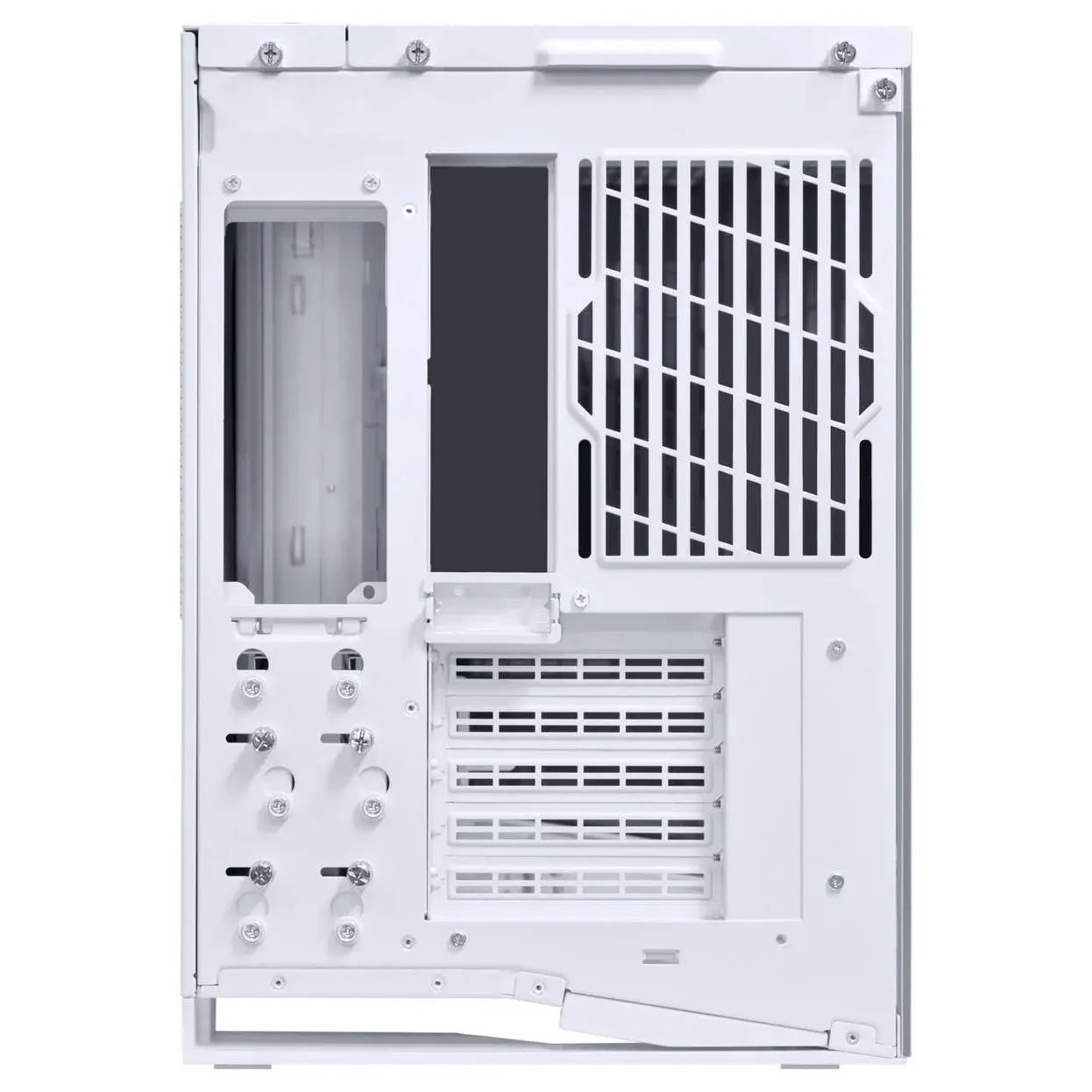 Кутия Lian Li O11 Dynamic Mini V2 Flow + 5 Вентилатора, Mini-Tower - White
