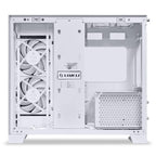 Кутия Lian Li O11 Dynamic Mini V2 Flow + 5 Вентилатора, Mini-Tower - White