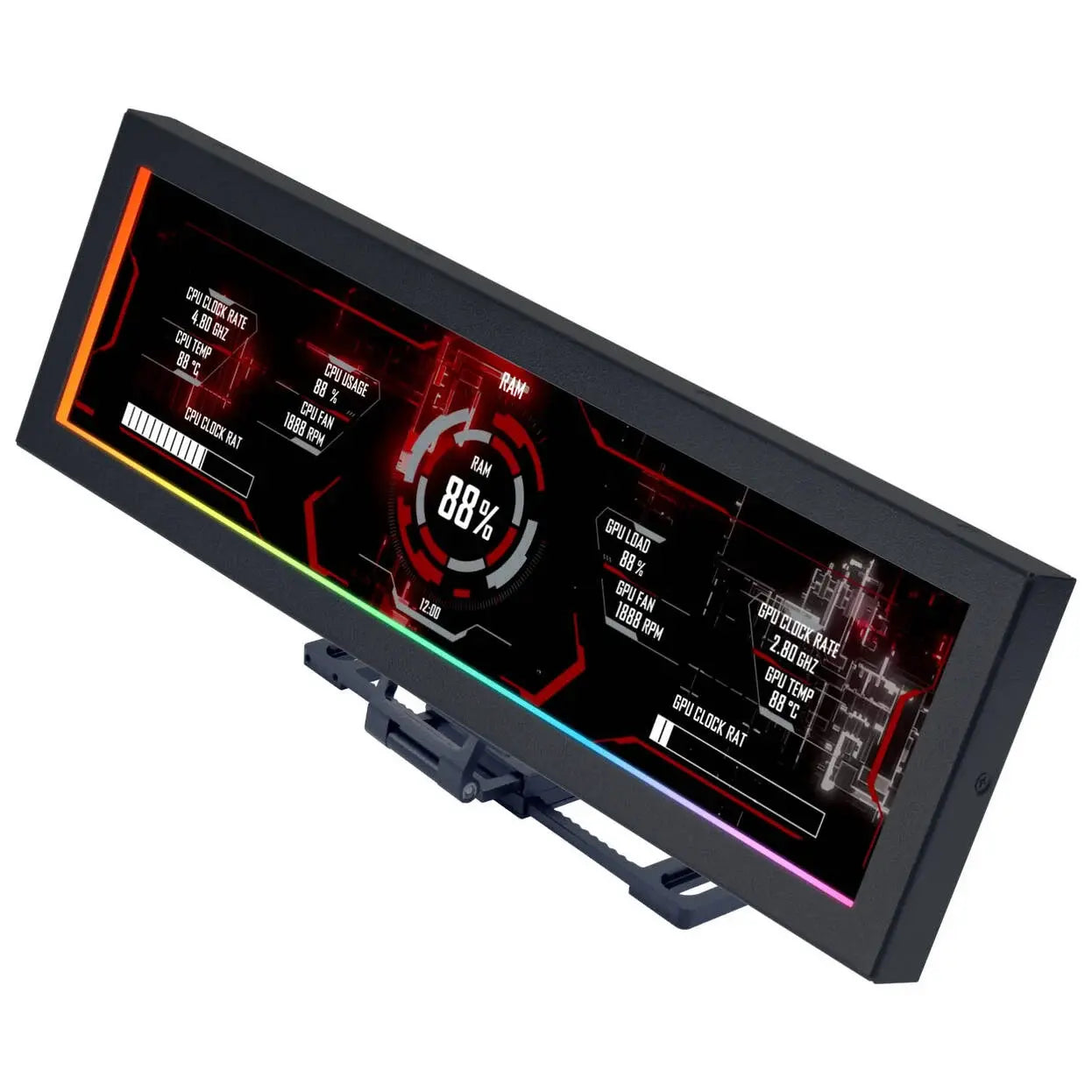 Команден панел Lian Li 8.8" Universal Screen - Black