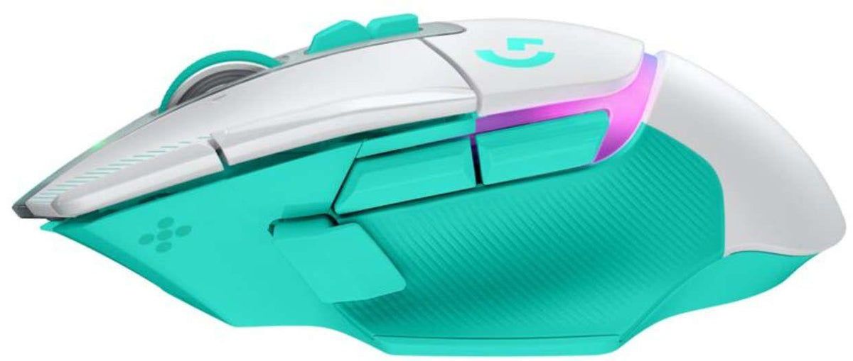 Геймърска безжична мишка Logitech G502 X Plus Lightsync RGB - Mint