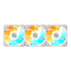 3-Pack GIGABYTE AORUS EZ CHAIN RVS FAN 120 ICE, 120x120x25mm ARGB Fan Set