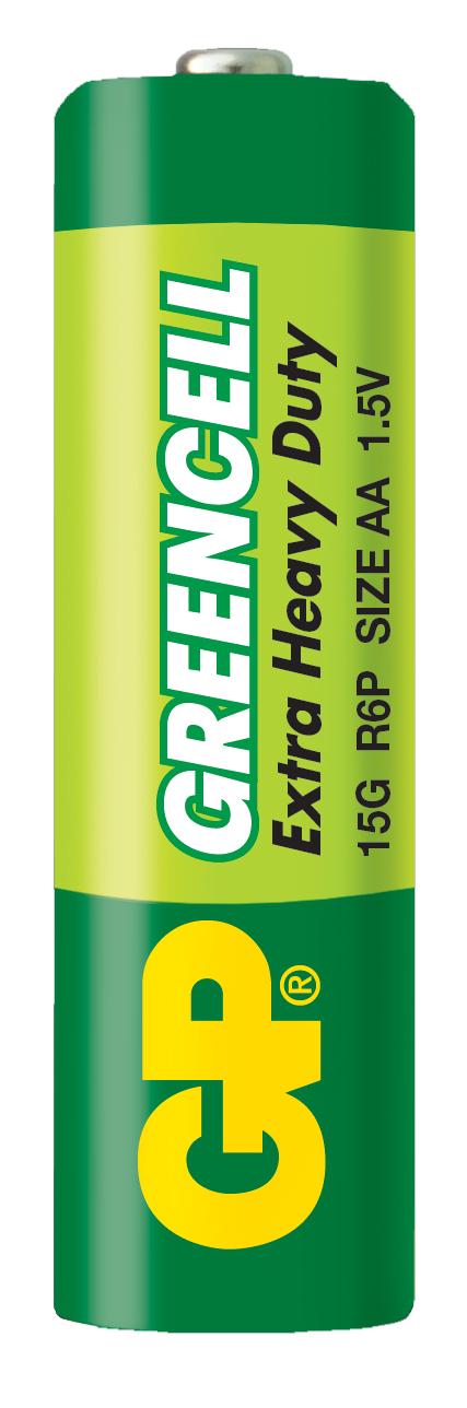Цинк карбонова батерия GP R6  GREENCELL 15G-U4 /4 бр. в опаковка/ blister 1.5V