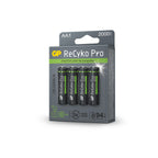Rechargeable Battery GP R6 AA 2000mAh RECYKO + PRO Fast Flash GP-BR-210AAHCF-APCEB4 NiMH /up to 500 cycles/ 4 pcs. per pack GP