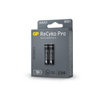 Rechargeable Battery GP R03 AAA 800mAh, NiMH, 85AAAHCB-EB2 RECYKO+ PRO, Up to 1500 cycles, 2 pcs. per pack