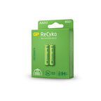 Rechargeable Battery GP R03 AAA 850mAh NiMH 85AAAHCE-EB2 RECYKO, 2 pcs. per pack