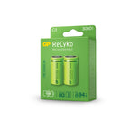 ReCyko Rechargeable Battery, Size C, LR14, 3000mAh, 1.2V