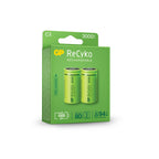 ReCyko Rechargeable Battery, Size C, LR14, 3000mAh, 1.2V