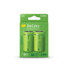 GP Rechargeable Battery D R20 5700mAh NiMH Recyko 2 pcs. in a pack GP