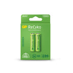 Rechargeable Battery R6 AA 130AAHC-EB2 1300mAh NiMH 2 pcs. per pack GP