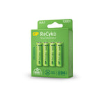 GP 130AAHC-EB4 1300mAh NiMH R6 AA Rechargeable Batteries - 4 pcs. per pack