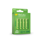 GP 130AAHC-EB4 1300mAh NiMH R6 AA Rechargeable Batteries - 4 pcs. per pack