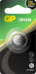 Lithium Button Cell GP CR1225 3V 1 pc. in blister /price for 1 pc./