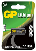Battery Lithium Photo GP CR-123 3V