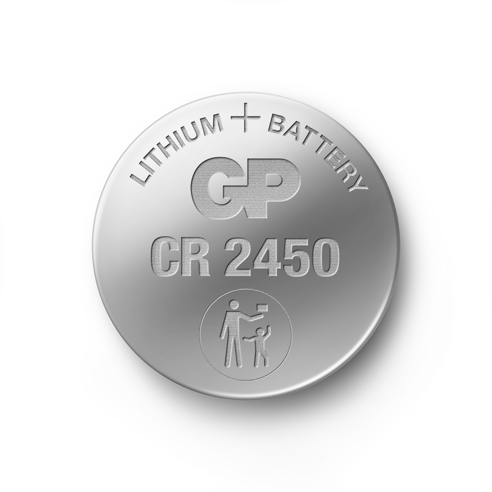 Бутонна батерия литиева GP CR2450 3V 5 бр. в блистер / цена за 1 бр. батерия/ GP