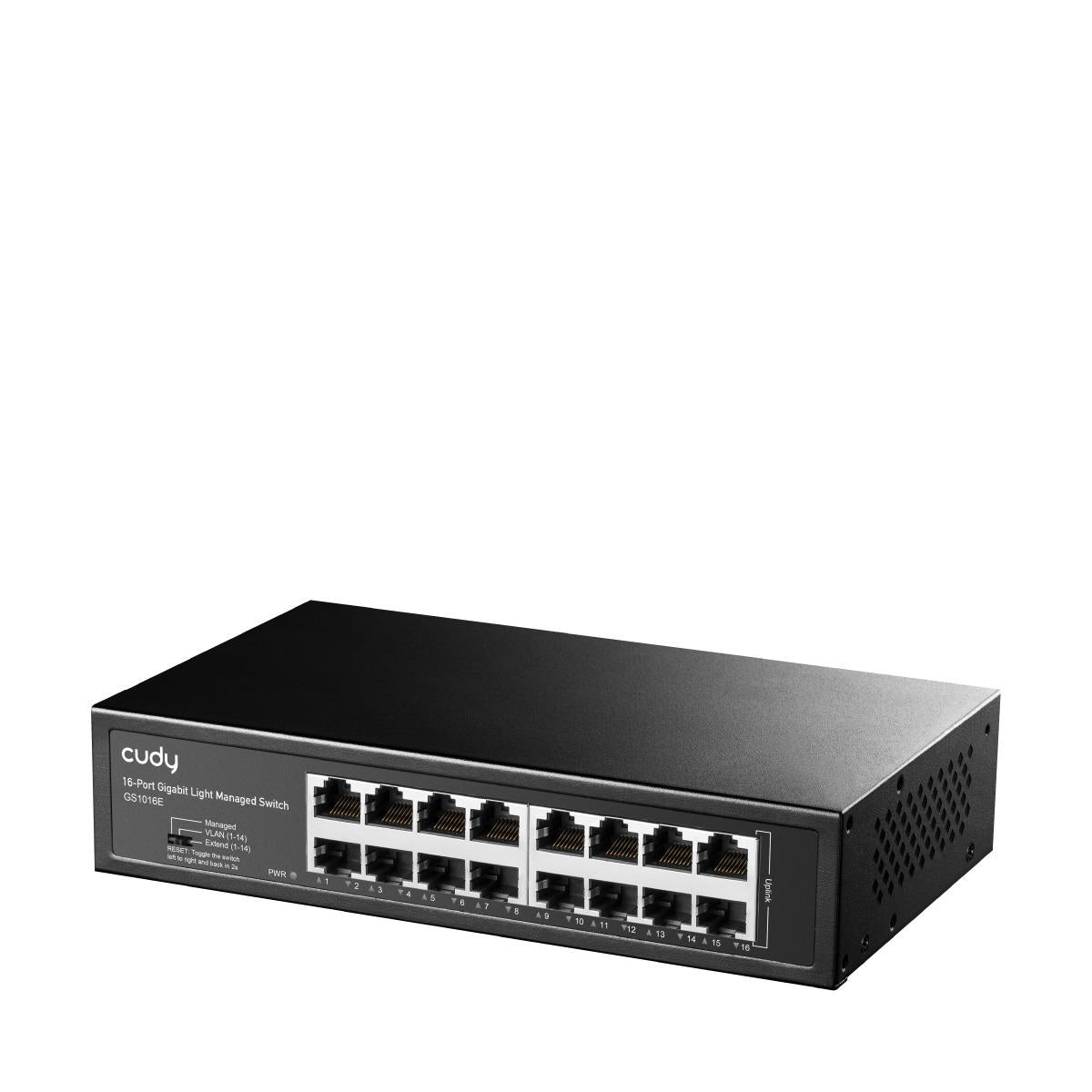 Суич Cudy GS1016E, 16 портов, управляем, 10/100/1000,  CUDY Cloud APP, Метален корпус