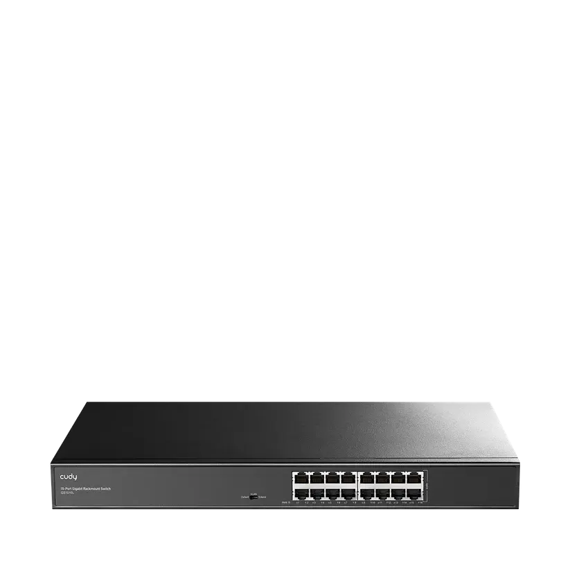 Суич  Cudy GS1016L, 16x порта, 10/100/1000, метален, за 19" шкаф