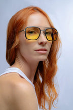 Computer Glasses GUNNAR Baron Silver - Amber