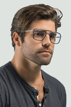 Computer Glasses GUNNAR Baron Silver - Amber