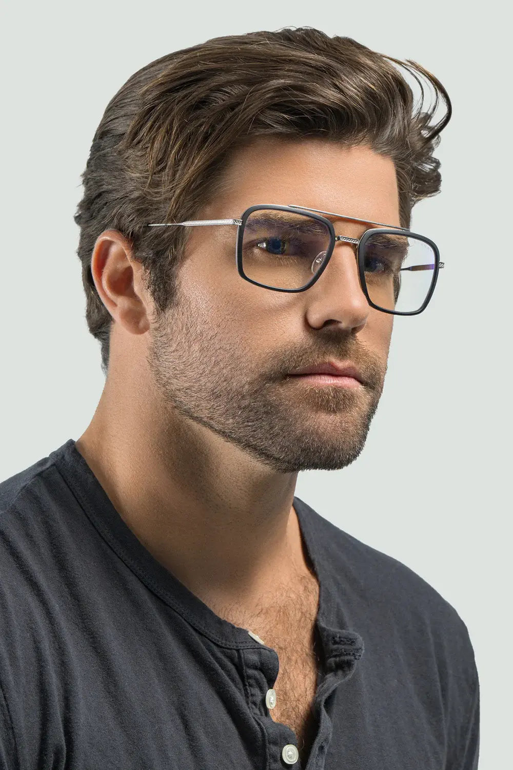 Компютърни очила GUNNAR Baron Silver - Amber