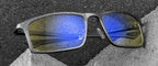 GUNNAR Plaid Graphite Computer Glasses - Amber