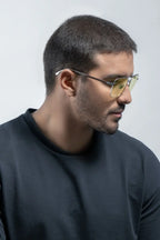 Computer Glasses GUNNAR White Wolf - Steel/Umber - Amber