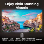 Портативен проектор BenQ GV32 - Full HD 1080p, 500lm