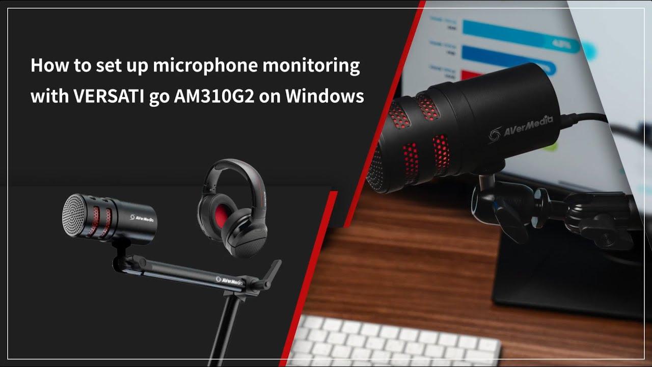 AverMedia VERSATI Go - AM310G2 Desktop Microphone