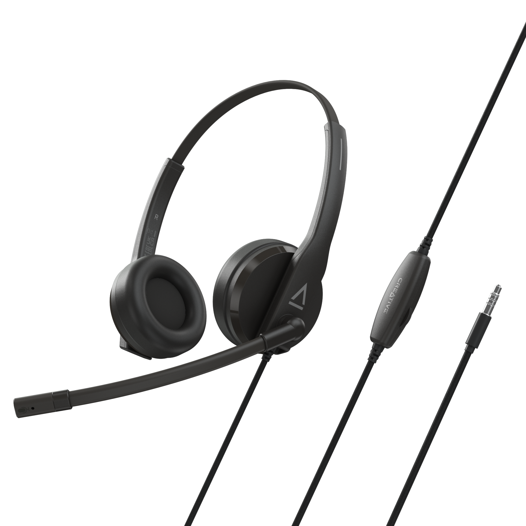 Слушалки с микрофон Creative HS-230 - USB Адаптер