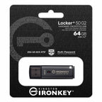 USB памет KINGSTON IronKey Locker+ 50 G2 - 64GB, XTS-AES 256-bit