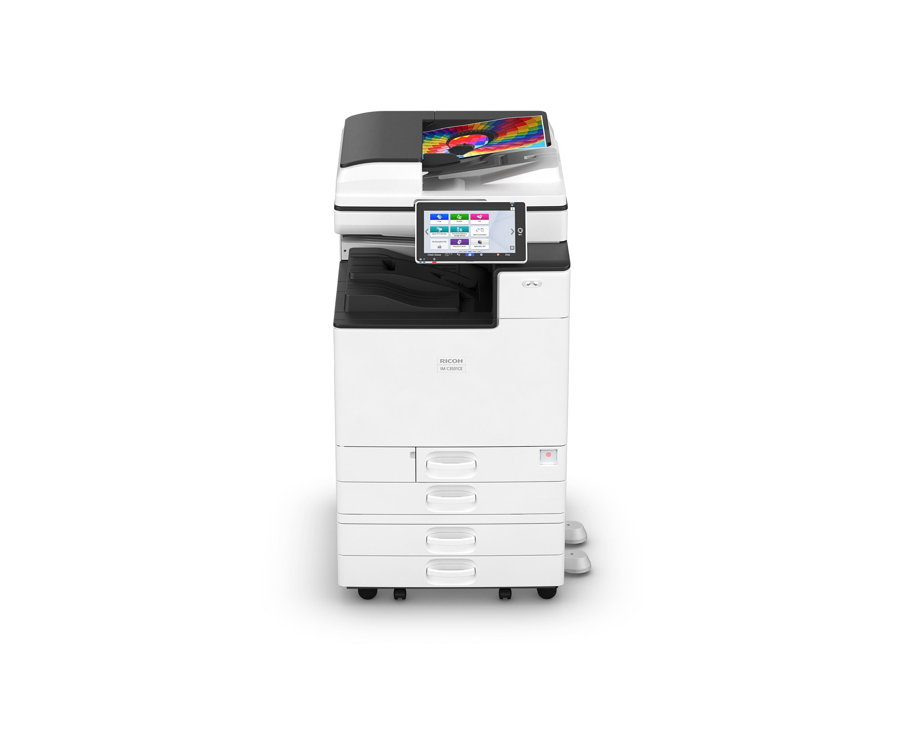 Мултифункционално устройство Ricoh IM C3501, Цветно, A3, 35ppm., 10.1" дисплей