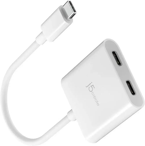 j5create USB-C® to Dual USB-C Adapter