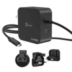 j5create JUP25102V Charger 220V - GaN 102W USB-C 2-port - for laptops, tablets, phones