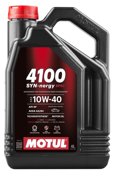 MOTUL 4100 SYN-NERGY SPEC 10W40 4L