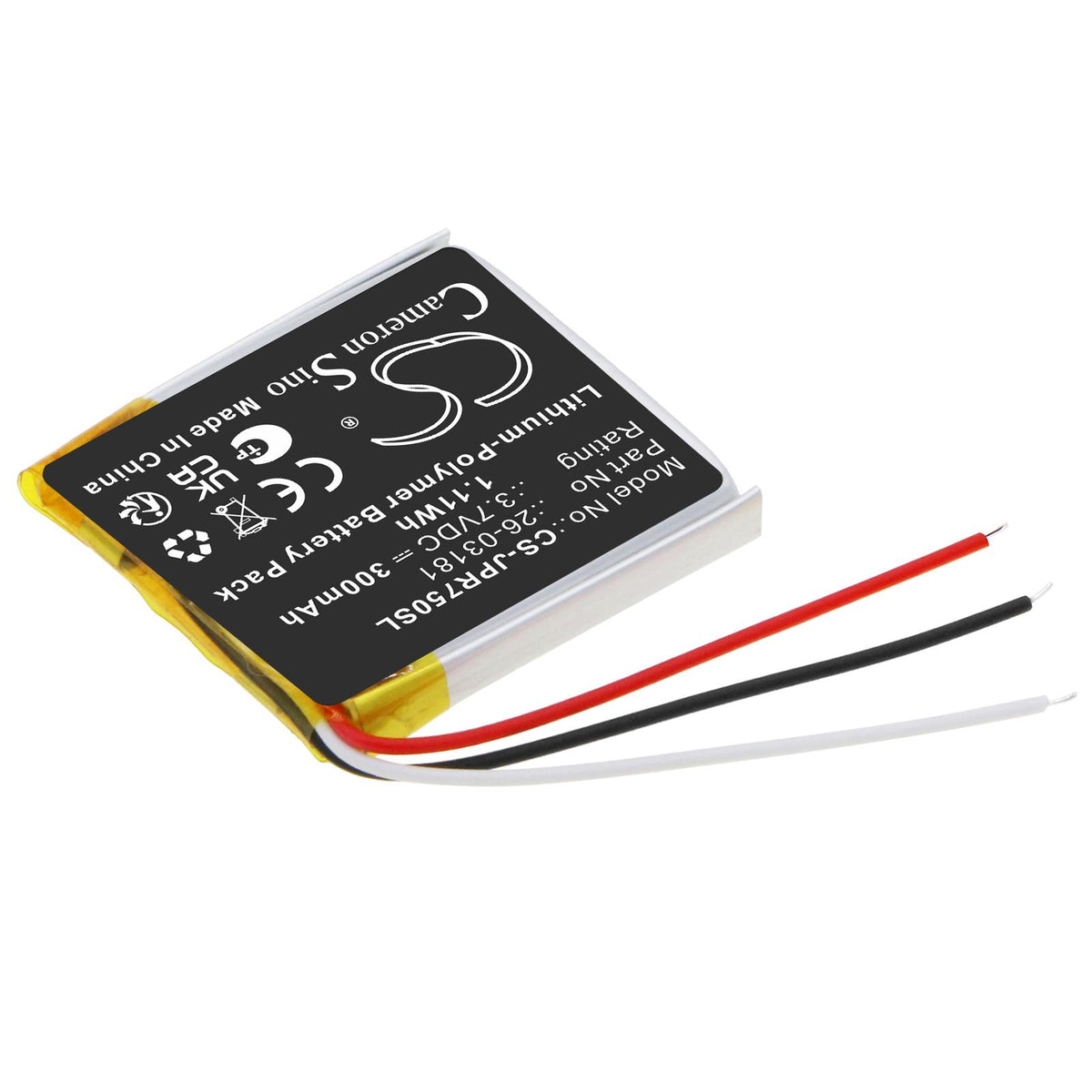 Батерия за за безжични  Bluetooth слушалки Jabra Engage 75, Engage 65 LiPo 3.7V 300mAh CAMERON SINO