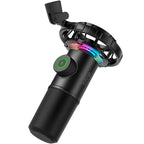 FIFINE K658 Dynamic RGB Desktop Microphone - Black