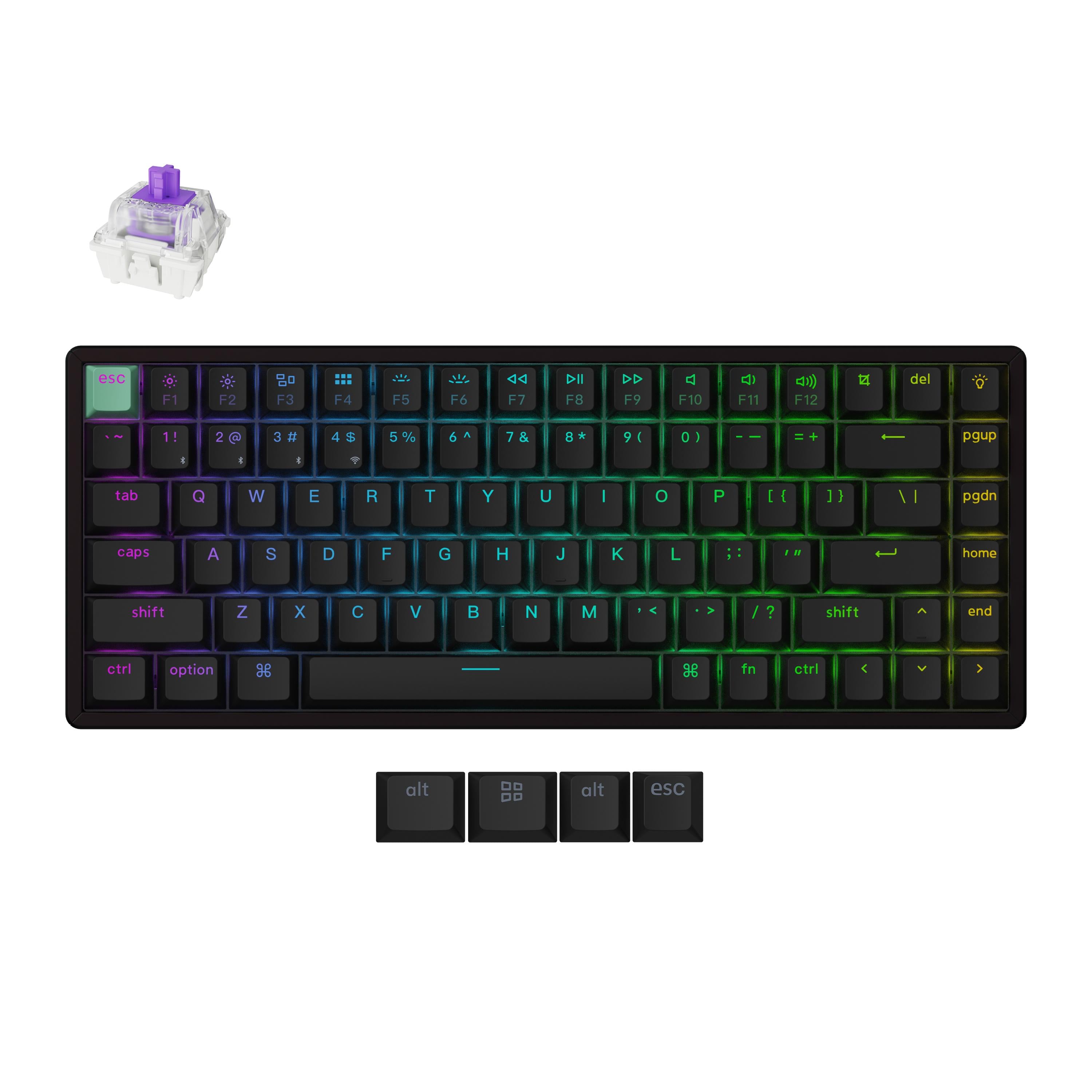 Геймърска механична клавиатура Keychron K2 HE Standard Version - Wireless