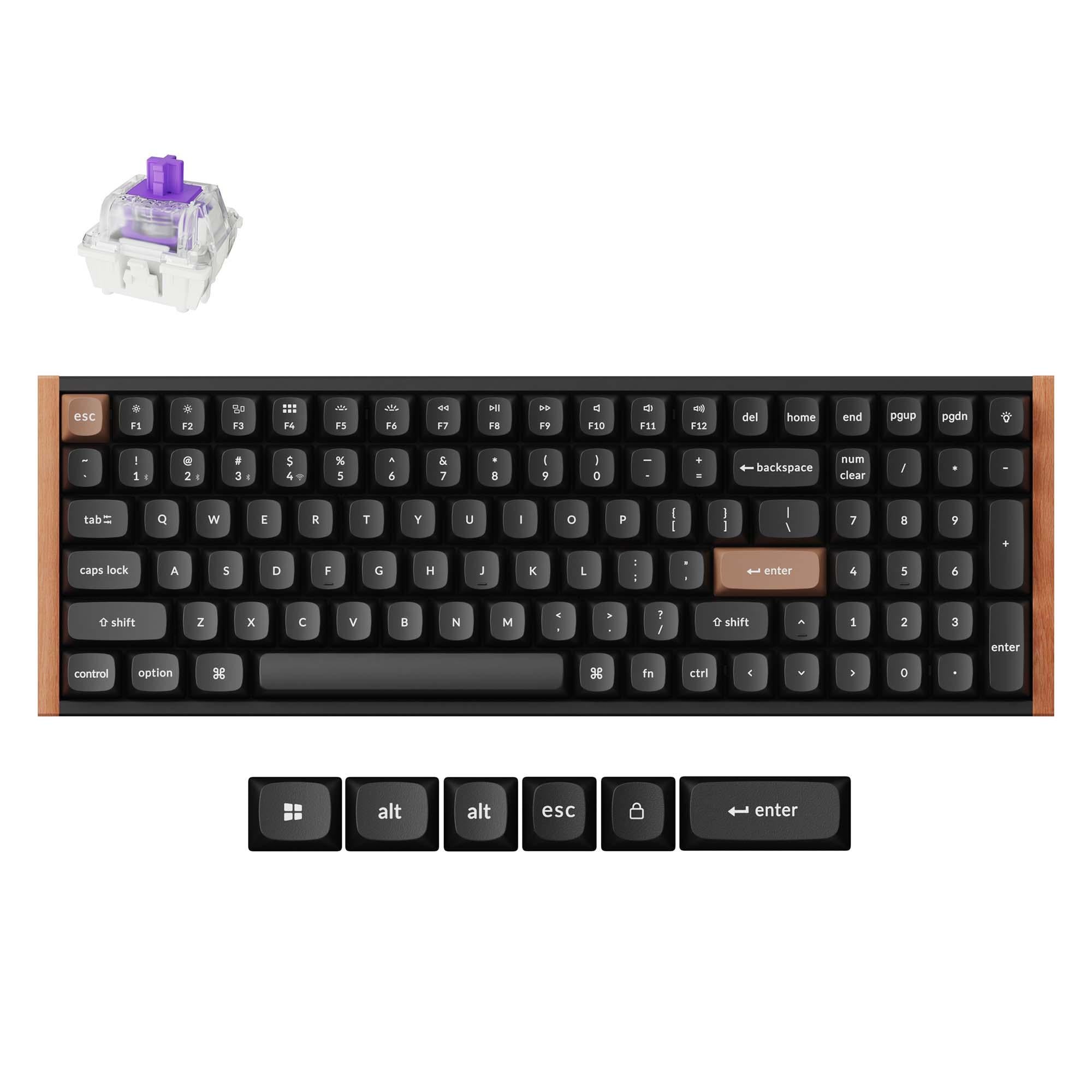 Геймърска механична клавиатура Keychron K4 HE Special Edition - Wireless, Full Size