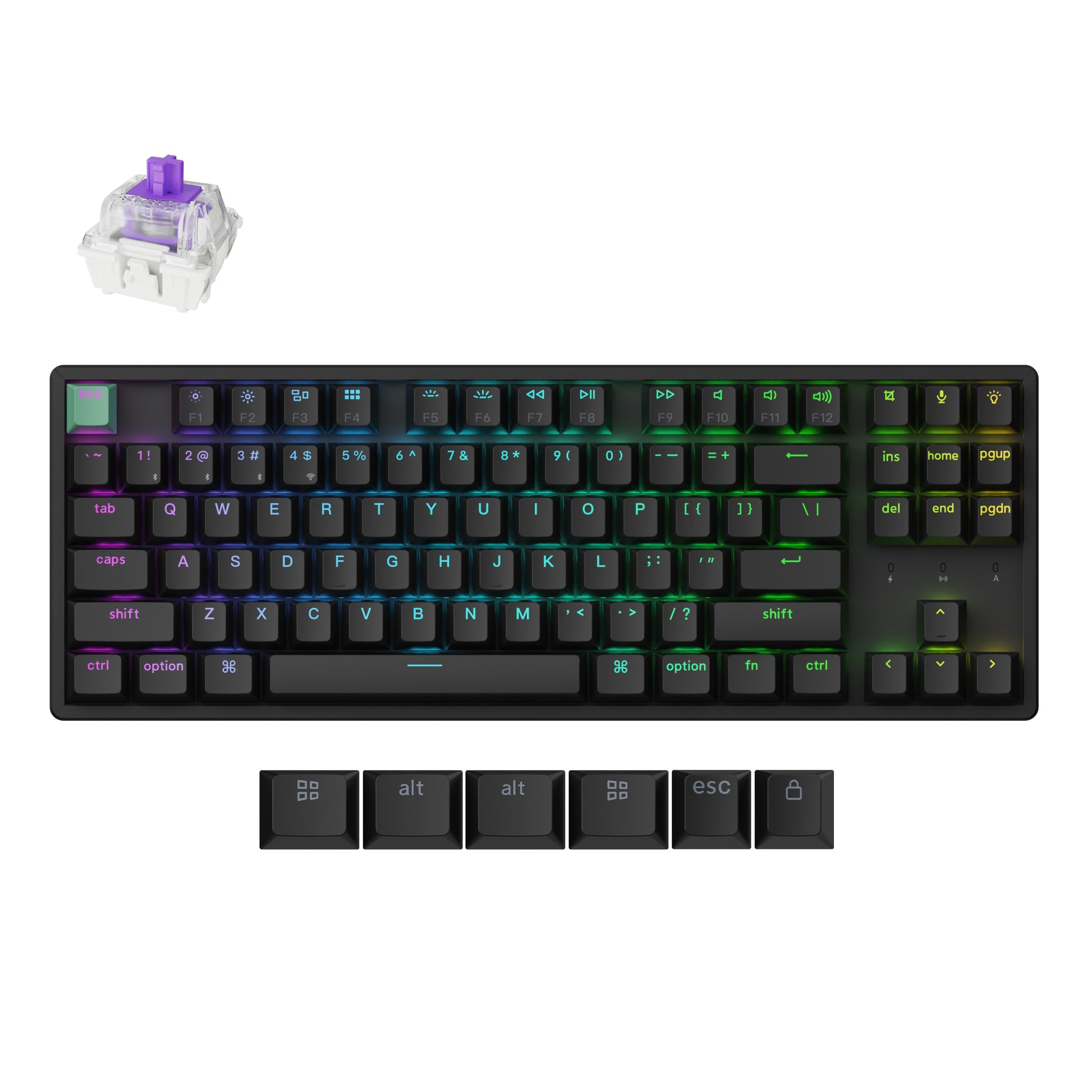 Геймърска Механична клавиатура Keychron K8 HE Magnetic Switch - Standard Edition