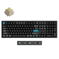 Безжична механичка клавиатура Keychron Q6 Ultra 8K Black - Silk POM Switch Banana