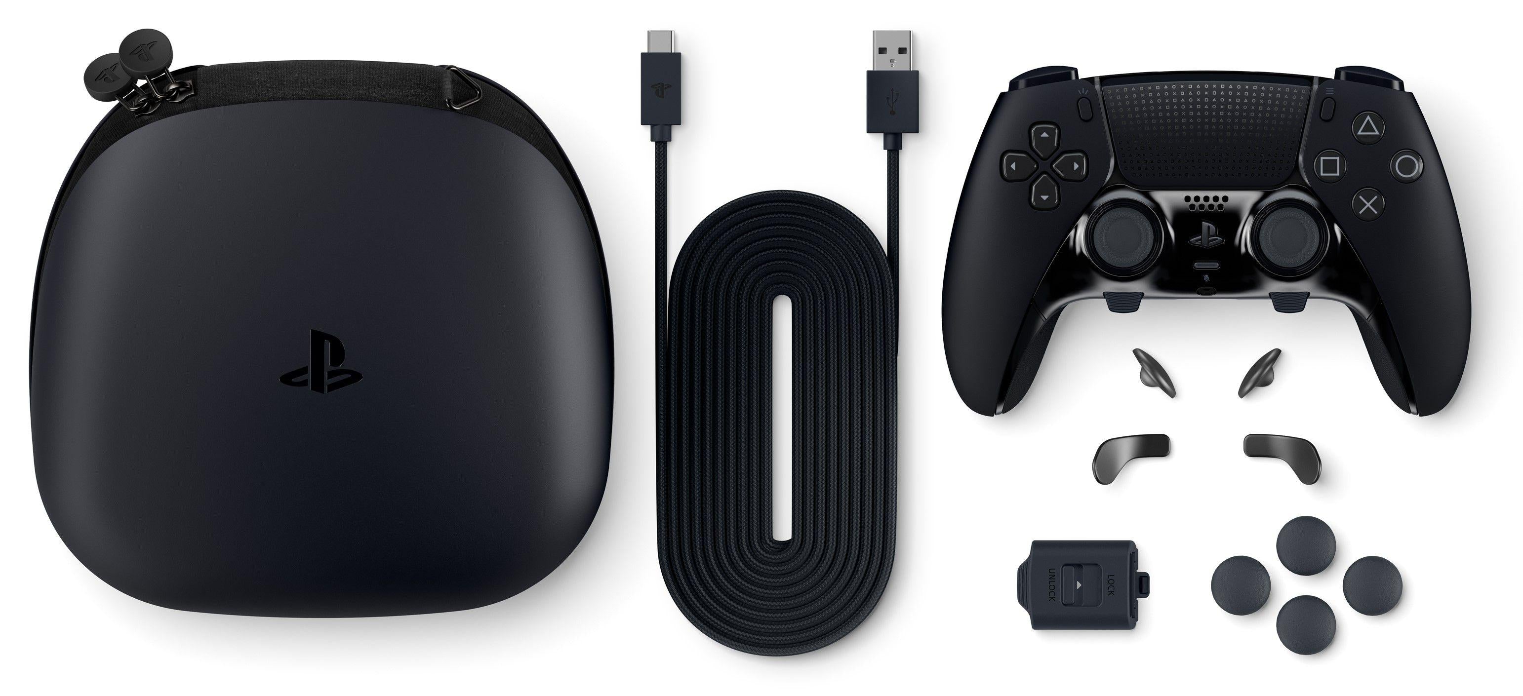 Безжичен геймпад Sony PS5 DualSense Edge - Midnight Black